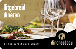 Uitgebreid dineren Cadeaubon